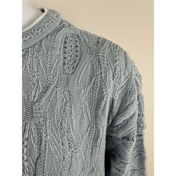 COOGIE Vintage Classic Baby Blue Coogie Pullover Crew Nick Sweater Sz XL - Picture 3 of 9